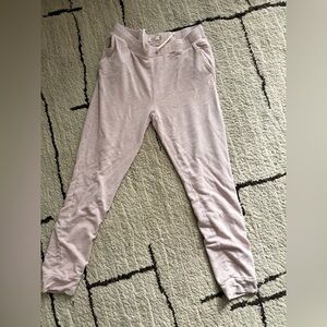 UGG Australia Women's Fleece Joggers Sweatpants Rose Pink Mauve Size L Comfy